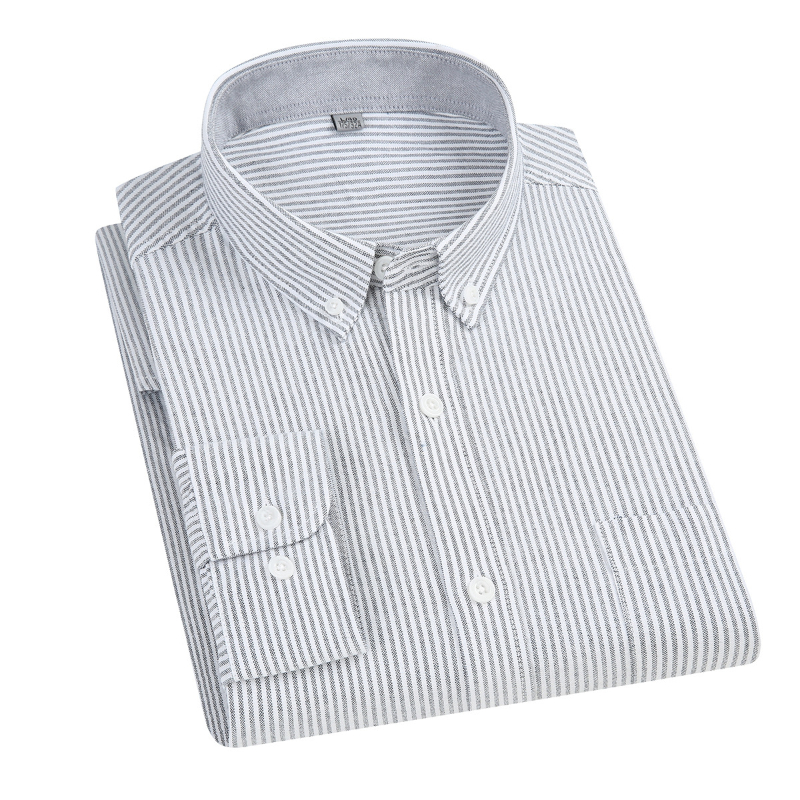 5XL Oxford 100 % Cotton Long S - Oxford Cotton Casual Shirt Business ulasan dan harga