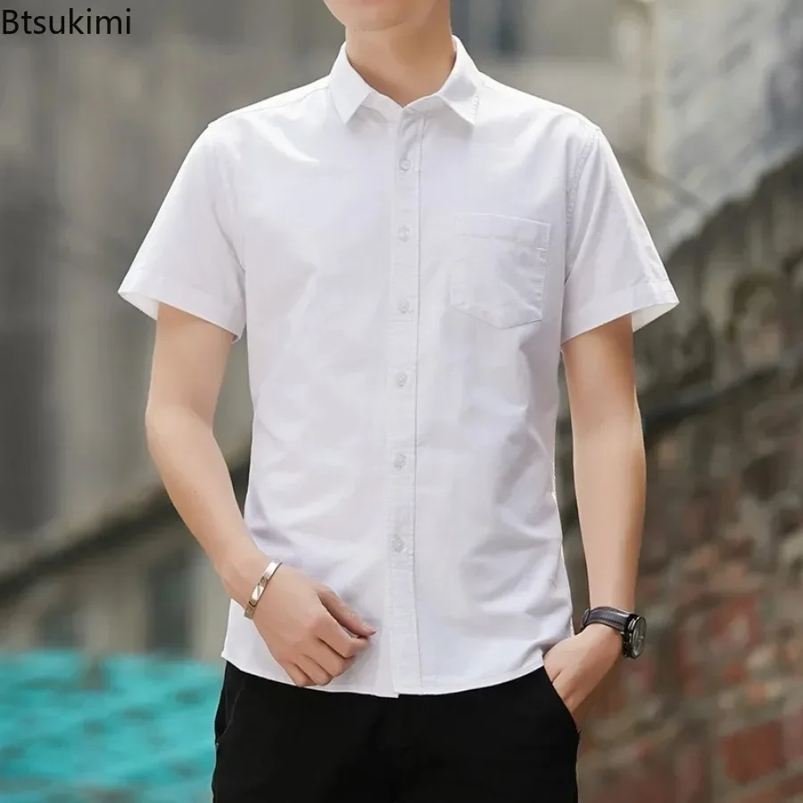 2026 Men's Casual 100% Cotton  - Oxford Cotton Casual Shirt Business ulasan dan harga
