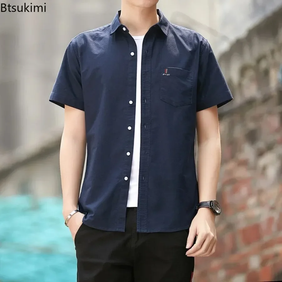 2026 Men's Casual 100% Cotton  - Oxford Cotton Casual Shirt Business ulasan dan harga