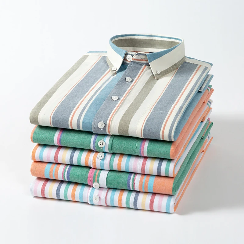 2025 100% Cotton Oxford Shirts - Oxford Cotton Casual Shirt Business ulasan dan harga