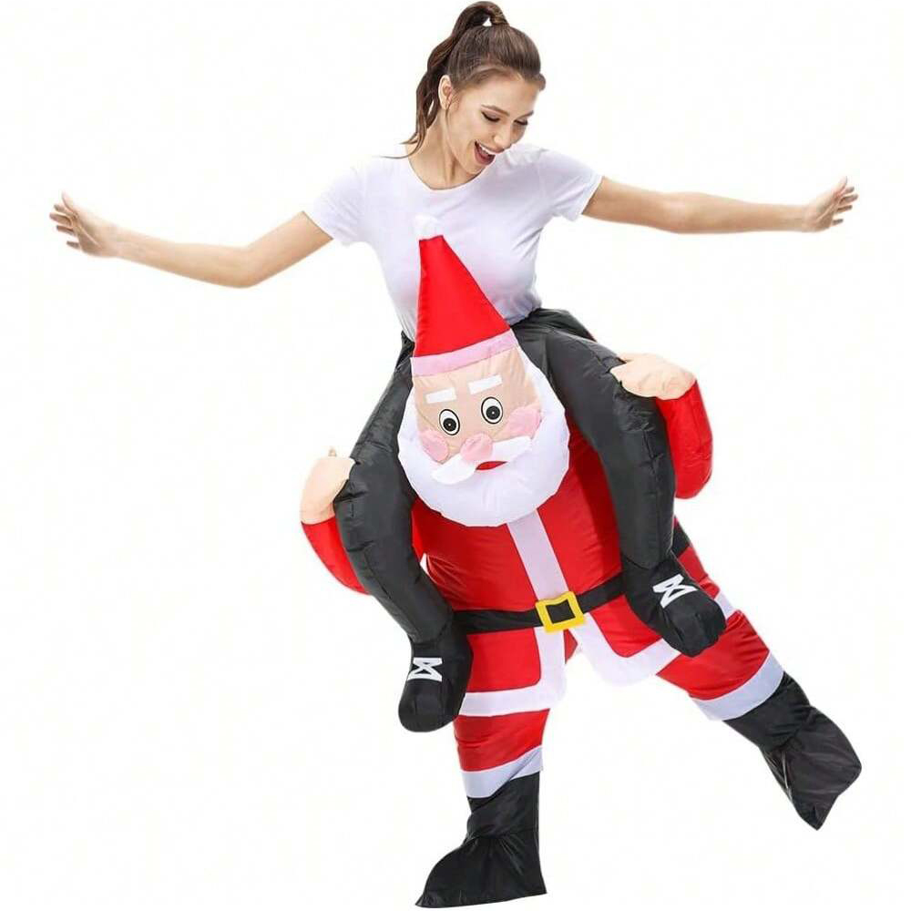 Ride On Santa Claus Inflatable - Suits ulasan dan harga