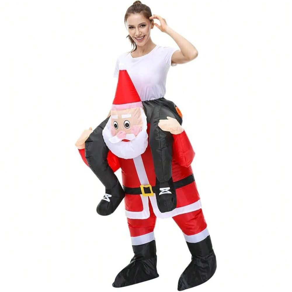 Ride On Santa Claus Inflatable - Suits ulasan dan harga