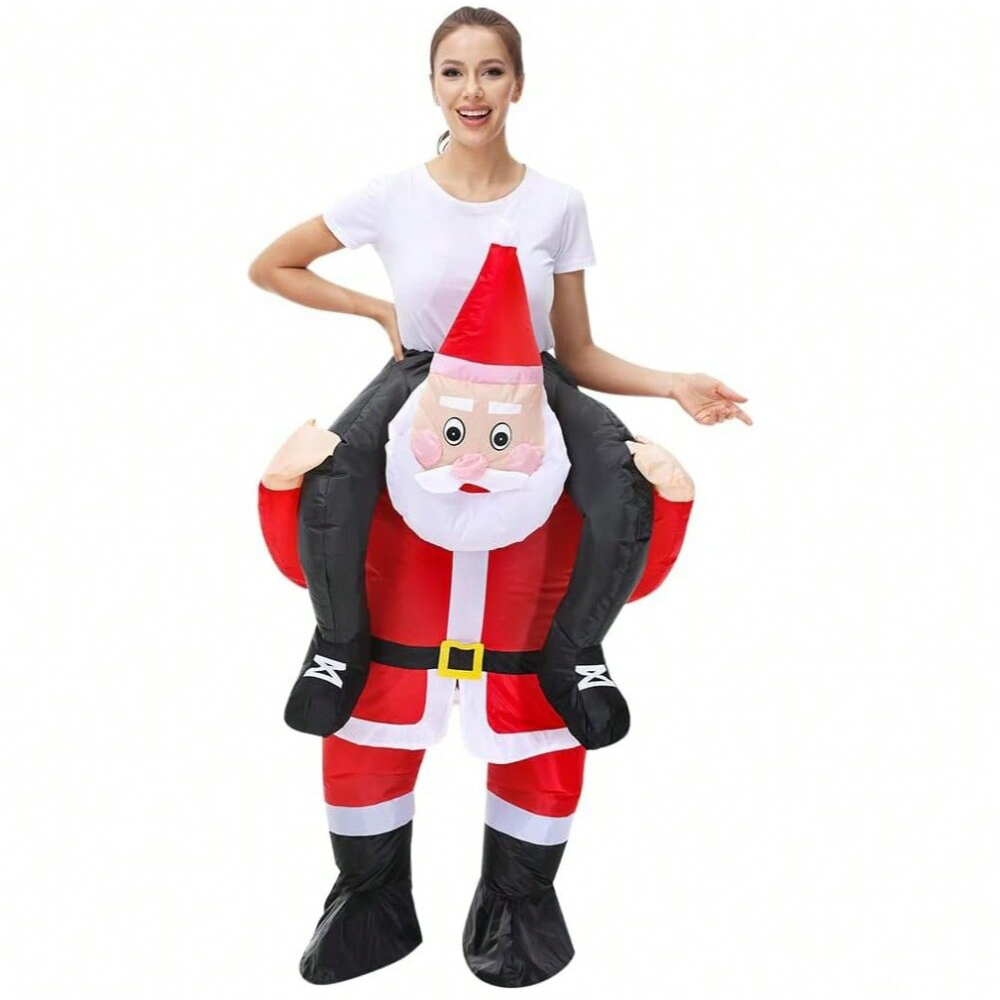 Ride On Santa Claus Inflatable - Suits ulasan dan harga